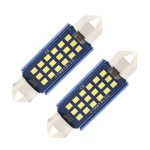2 stücke 41mm DC12-24V / 1W / 6000K / 60LM 18LEDs SMD Auto Lesen Lampe Dome Licht