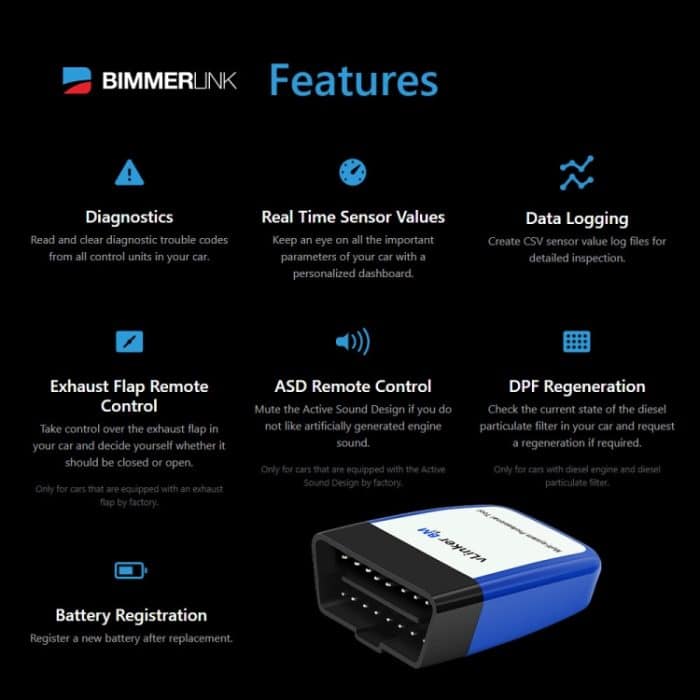 VLINKER BM V2.2 Bluetooth 3.0 Auto-OBD-Fehlerdiagnosedetektor – Bild 3