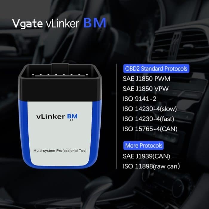 VLINKER BM V2.2 Bluetooth 3.0 Auto-OBD-Fehlerdiagnosedetektor – Bild 4
