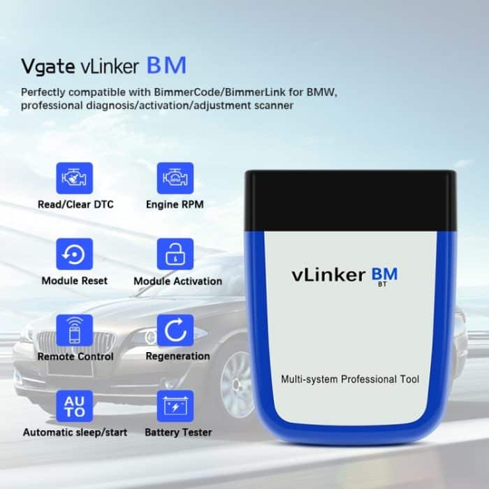 VLINKER BM V2.2 Bluetooth 3.0 Auto-OBD-Fehlerdiagnosedetektor – Bild 6