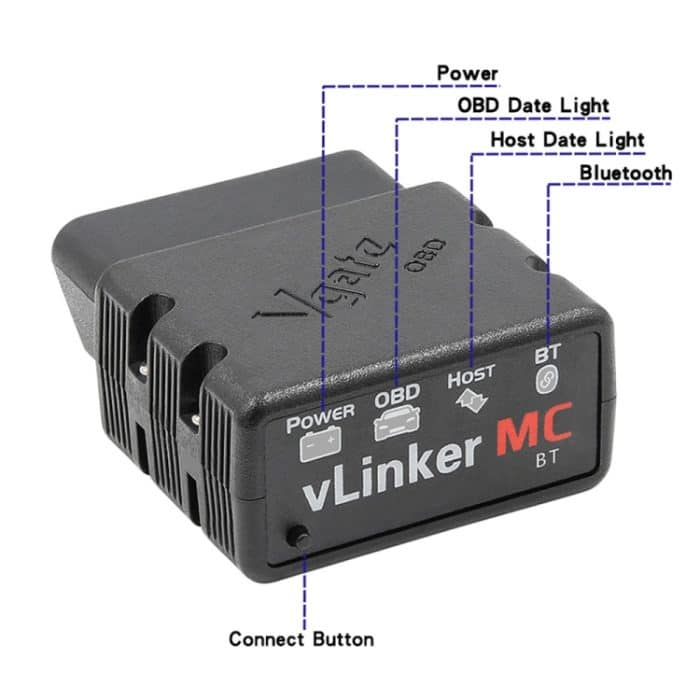 VLINKER MC V2.2 Bluetooth 3.0 Auto-OBD-Fehlerdiagnosedetektor – Bild 2