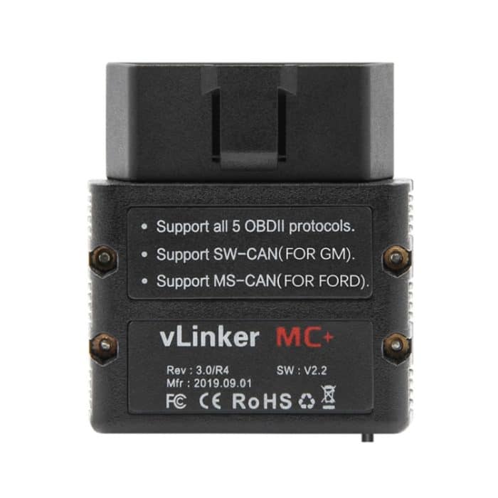 VLINKER MC + V2.2 Bluetooth 4.0 Auto-OBD-Fehlerdiagnosedetektor – Bild 3