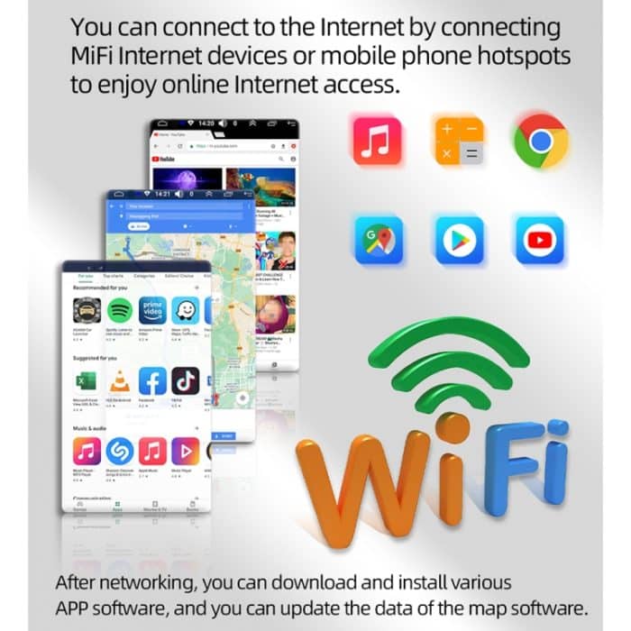 D110 Auto Android Navigationsmaschine Unterstützung Handy-Verbindung / Lenkradsteuerung – Bild 8