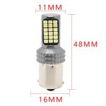 2 PCS 1156 / BA15S DC12V / 5W Auto-Blinker / Rückfahrscheinwerfer / Bremslichter mit 36LEDs SMD-2025-Lampen – Bild 3