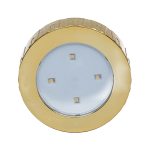 R-1633 4,5 V / 0,3 W 4 LEDs Auto Innenkuppelleuchte LED Touch Nachtlicht, 4 LEDs (Gold), 4 LEDs(Silver)