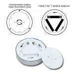 R-1633 4,5 V / 0,3 W 4 LEDs Auto Innenkuppelleuchte LED Touch Nachtlicht, 4 LEDs (Gold), 4 LEDs(Silver) – Bild 5