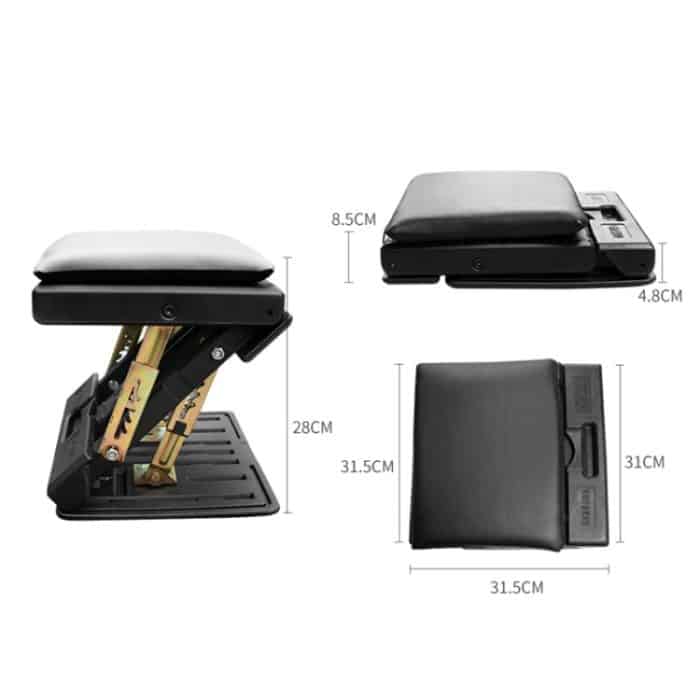 R-3600 Auto verstellbare Fußstütze, Ottomane, ergonomischer Fußhocker – Bild 2