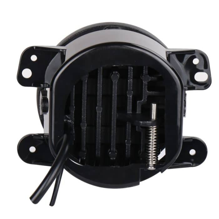 2 Stück DC12V-30V / 30W / 3A / 1440LM 12LEDs 4 Zoll buntes Auto-LED-Nebelscheinwerfer, Stil: schwarzer Hintergrund, Style: Black Background(White Light), Style: Black Background(Yellow Light) – Bild 3