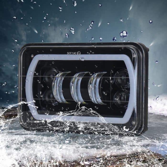 5 Zoll 30 W DC 10-30 V 7200LM IP67 Auto LED Blinker / Scheinwerfer, mit Engelsaugen – Bild 7