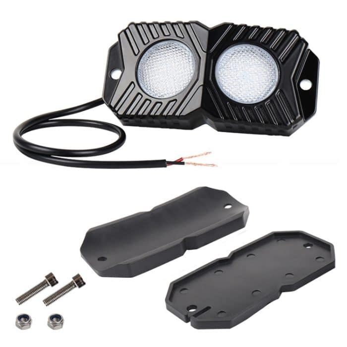 18W DC 12-24V 1,2A LED zweireihiges Auto-Bodenlicht / Fahrgestelllicht / Yachtdeck-Atmosphärenlicht – Bild 4
