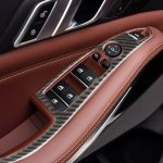 4 PCS Car Carbon Fiber Window Lift Button Dekorativer Aufkleber für BMW X5 2020 – Bild 4