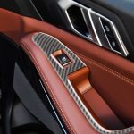 4 PCS Car Carbon Fiber Window Lift Button Dekorativer Aufkleber für BMW X5 2020 – Bild 6