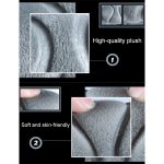 Auto Universal Short Plüsch Warm Anti-Rutsch-Lenkradbezug, Anpassung Lenkraddurchmesser: 38 cm – Bild 4