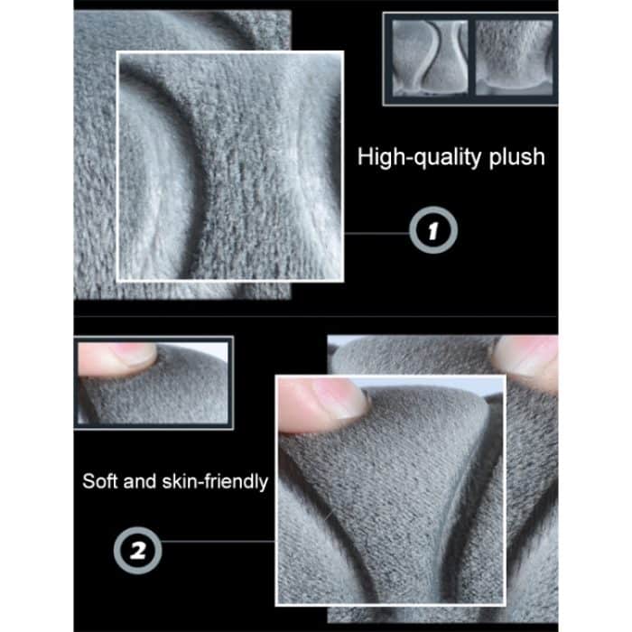 Auto Universal Short Plüsch Warm Anti-Rutsch-Lenkradbezug, Anpassung Lenkraddurchmesser: 38 cm – Bild 4