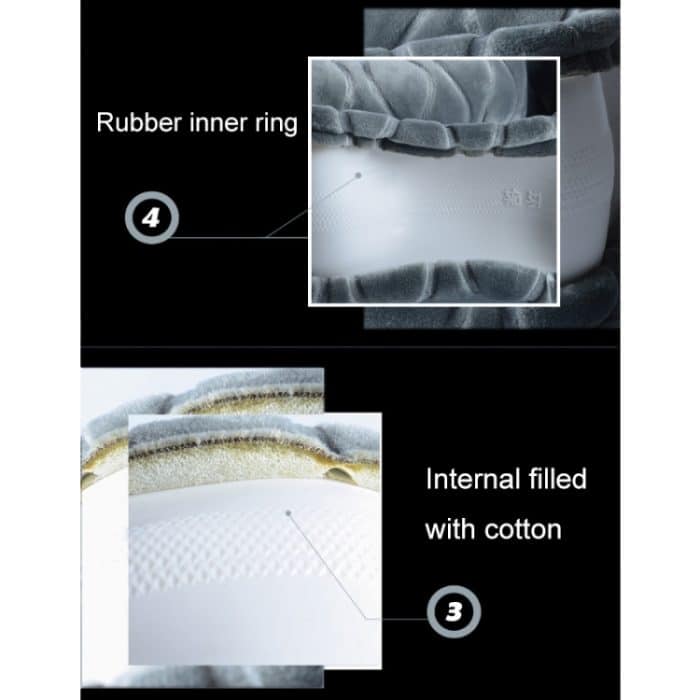 Auto Universal Short Plüsch Warm Anti-Rutsch-Lenkradbezug, Anpassung Lenkraddurchmesser: 38 cm – Bild 5