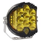 OL-1950Y 5 Zoll DC12V-30V 5000LM 6500K 50W Auto LED-Licht auf drei Seiten Scheinwerfer für Jeep Wrangler (Goldlicht) – Bild 2