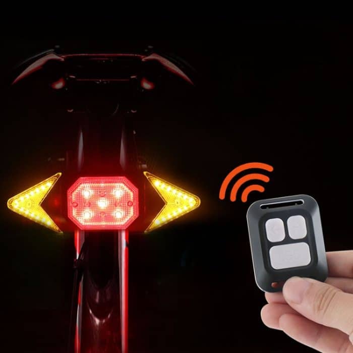 USB wiederaufladbares Fahrrad Blinker Drahtlose Fernbedienung Fahrrad Rücklicht – Bild 9