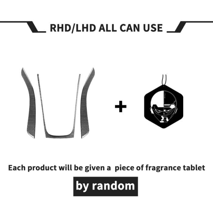 3 in 1 Car Carbon Fiber Getriebe Panel Dekorative Aufkleber für Audi A5 Hard Top 2008-, Links- und Rechtsantrieb Universal – Bild 5