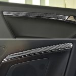 8 in 1 Auto Carbon Faser Türverkleidung Dekorativer Aufkleber für Audi A5 Hard Top 2008-, Links- und Rechtsantrieb Universal – Bild 7