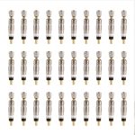 30 Stück VT-002 Fahrrad abnehmbarer französischer Ventilkernstil: Retikuliert