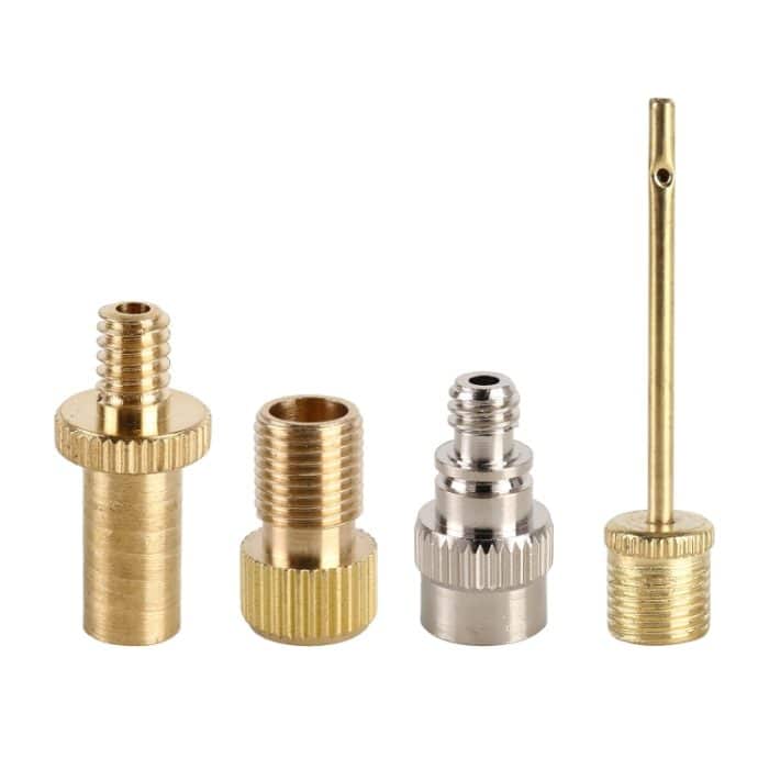 CRP3831.jpg 3 Sätze (4 in 1 A) Inflatoradapter Französisch Mund / US-Mund / UK-Mund-Inflationsnadeladapter – Bild 1