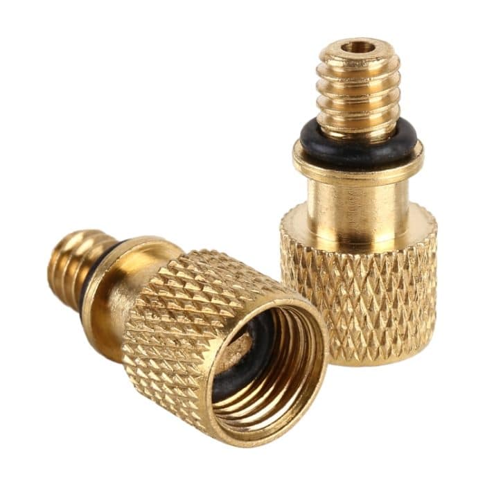 3 Sätze (4 in 1 c) Inflatoradapter Französisch Mund / US-Mund / UK-Mund-Inflationsnadeladapter – Bild 3