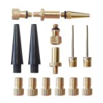 2 Sätze (15 in 1) Inflatoradapter Französisch Mund / US-Mund / UK-Mund-Inflationsnadeladapter