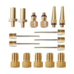 2 Sätze (16 in 1 b) Inflatoradapter Französischem Mund / US-Mund / UK-Mund-Inflationsnadeladapter