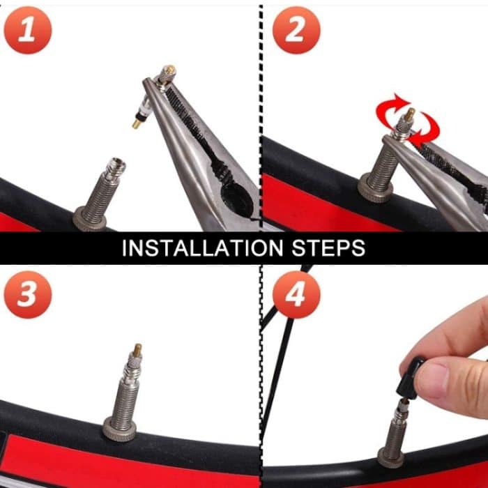 15 Stück/Set B Französischer Ventileinsatz-Adaptersatz – Bild 5