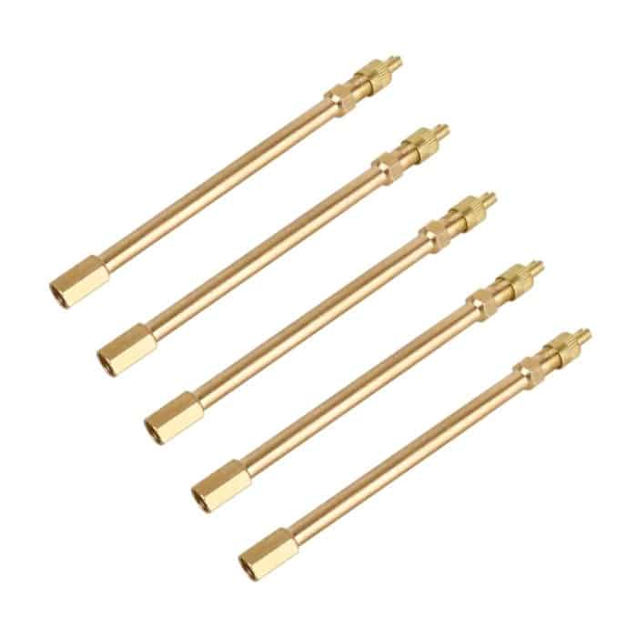 CRP38503.jpg 5 stücke Auto Reifenventil Aufblasbare Verlängerungsrohr, Länge: 120mm – Bild 1