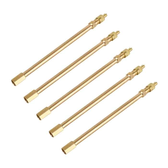 5 stücke Auto Reifenventil Aufblasbare Verlängerungsrohr, Länge: 140mm – Bild 1