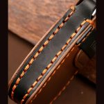 Hallmo Auto-Schlüsselschutzhülle aus Rindsleder, Schlüsseletui für Audi A6L / A8L / A4 / A7 / A5 A-Stil, For Audi A6L A Style – Bild 5