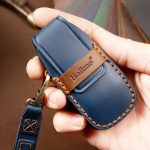 Hallmo Auto-Schlüsselhülle aus Rindsleder, Schlüsselhülle für alten Mercedes-Benz E300L, For Old Mercedes-Benz E300L – Bild 4