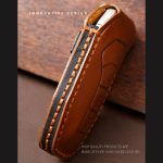 Hallmo Auto-Schlüsselhülle aus Rindsleder, Schlüsselhülle für BYD, For BYD – Bild 5