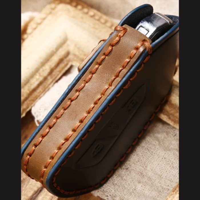 Hallmo Auto-Schlüsselhülle aus Rindsleder, Schlüsselhülle für Volkswagen Golf 8, For Volkswagen Golf 8 – Bild 5