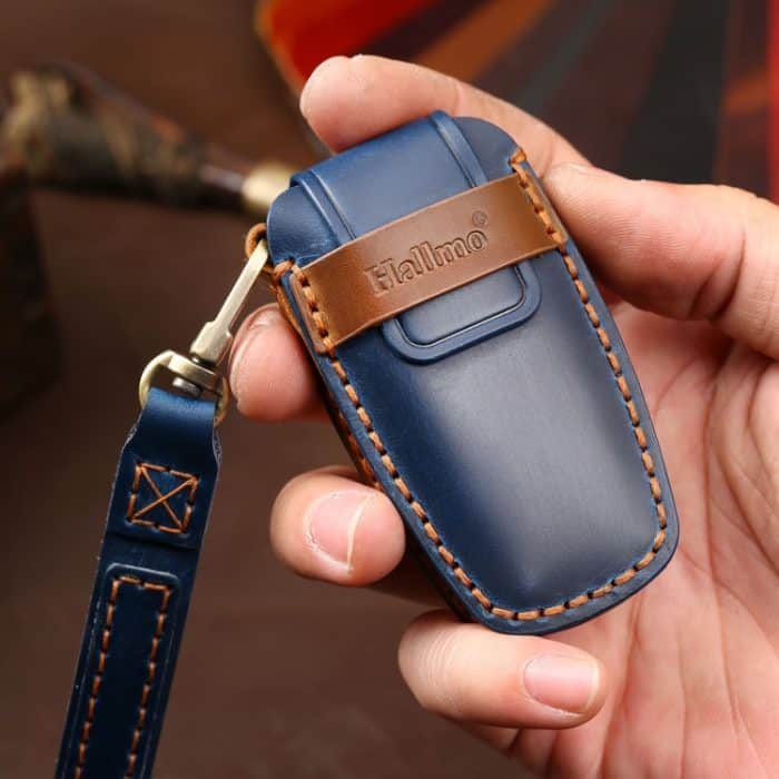 Hallmo Auto-Schlüsselhülle aus Rindsleder, Schlüsselhülle für Haval H6, For Haval H6 – Bild 4