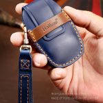 Hallmo Auto-Schlüsselschutzhülle aus Rindsleder für Geely Emgrand A Style, For Geely Emgrand A Style – Bild 4