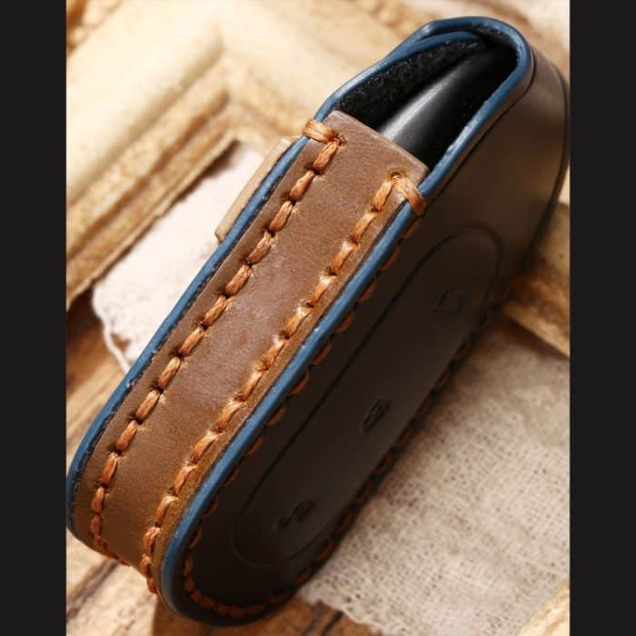 Hallmo Auto-Schlüsselhülle aus Rindsleder, Schlüsselhülle für LEADING IDEAL One, For LEADING IDEAL One – Bild 5