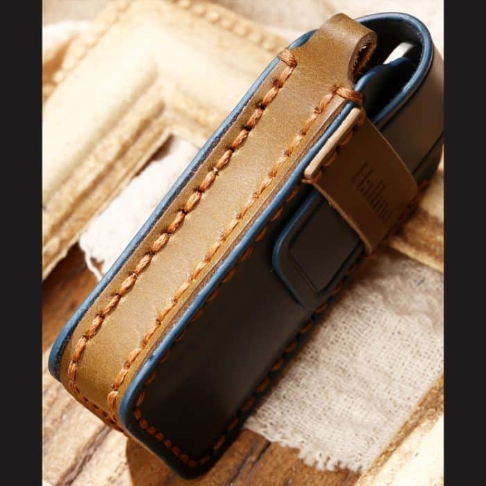 Hallmo Auto-Schlüsselhülle aus Rindsleder, Schlüsselhülle für Mitsubishi Outlander, For Mitsubishi Outlander – Bild 5