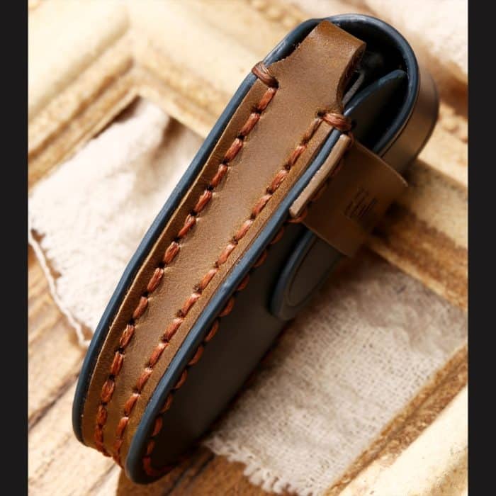 Hallmo Auto-Schlüsselhülle aus Rindsleder, Schlüsselhülle für Tesla Model X B Style, For Tesla Model X B Style – Bild 5