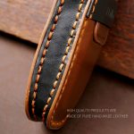 Hallmo Auto-Schlüsselhülle aus Rindsleder, Schlüsselhülle für Ford Focus A Style, For Ford Focus A Style – Bild 5