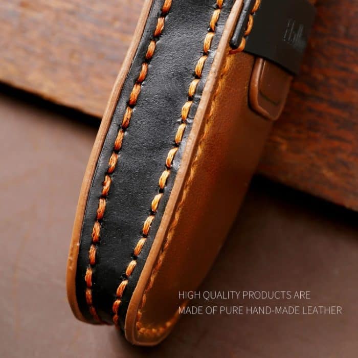 Hallmo Auto-Schlüsselhülle aus Rindsleder, Schlüsselhülle für Ford Focus B Style, For Ford Focus B Style – Bild 5