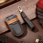 Hallmo Auto-Schlüsselhülle aus Rindsleder, Schlüsselhülle für Ford Focus C Style, For Ford Focus C Style – Bild 7