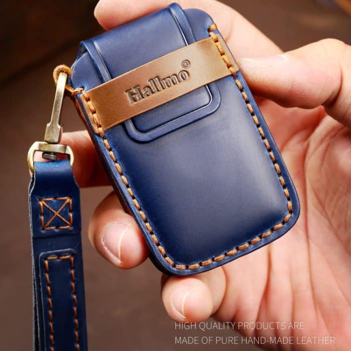 Hallmo Auto-Schlüsselhülle aus Rindsleder, Schlüsselhülle für Land Rover Discovery 5 B Style, For Land Rover Discovery 5 B Style – Bild 4