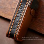 Hallmo Auto-Schlüsselhülle aus Rindsleder, Schlüsselhülle für Mazda Axela, 3-Tasten, For Mazda Axela 3-button – Bild 5