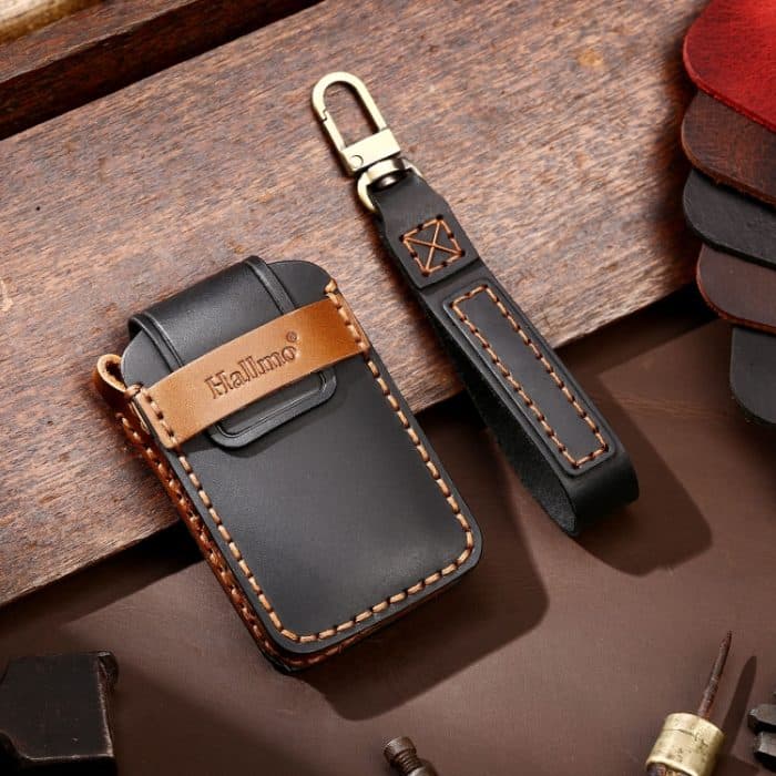 Hallmo Auto-Schlüsselhülle aus Rindsleder, Schlüsselhülle für neuen Mazda Axela, For New Mazda Axela – Bild 7