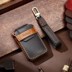 Hallmo Auto-Schlüsselhülle aus Rindsleder, Schlüsselhülle für Volvo 5-Tasten, For Volvo 5-button – Bild 7