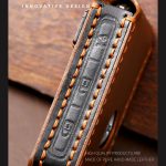 Hallmo Auto-Schlüsselhülle aus Rindsleder, Schlüsselhülle für Volvo 6-Tasten, For Volvo 6-button – Bild 5