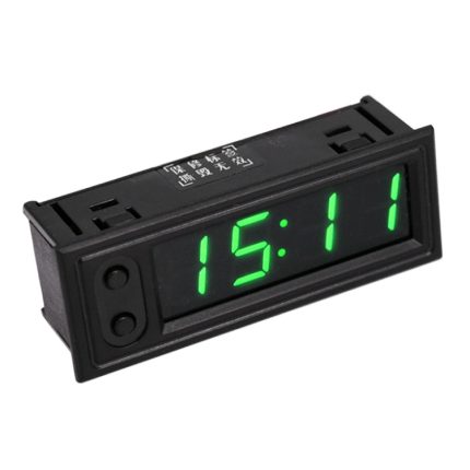 3 in 1 Auto Hochpräzise elektronische LED-Leuchtuhr + Thermometer + Voltmeter, 3 in 1 Green, 3 in 1 Blue, 3 in 1 Red