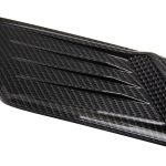 2 STÜCKE Auto Dekorative Luft Flow-Einlassscheiben-Motorhaube-Seite Fender-Entlüftungshaube Set für Ford Mustang 2015-2017, Kohlefaser – Bild 5